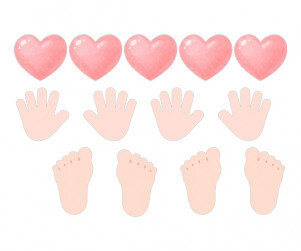 촉감판 (손바닥,발바닥)