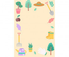 식목일 배경 (세로, 문구없음)