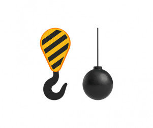 크레인 고리, 철거 공