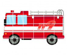 소방차 포토존 (양면)