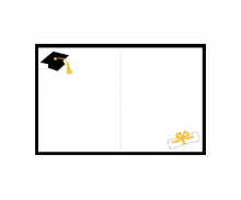 학사모 카드 (속지)