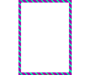 보라 민트 사선 테두리