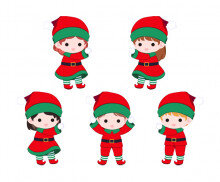 산타 요정(빨강)