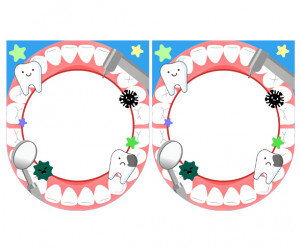 [개별도안] 치과 놀이 가랜드