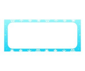 겨울 패션쇼 안내판(문구없음)