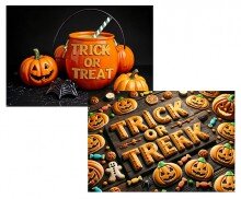 할로윈 TRICK OR TREAT 배경