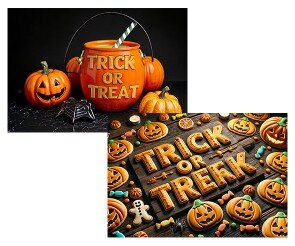 할로윈 TRICK OR TREAT 배경