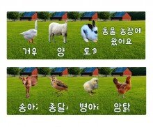 동물농장에 왔어요 카드