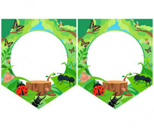 [개별도안] 즐거운 곤충 채집 가랜드