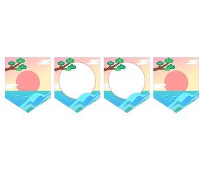 [개별도안] 새해 복 많이 받으세요 가랜드