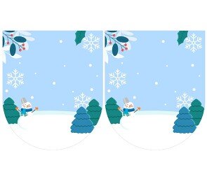 [개별도안] 겨울이 왔어요 가랜드