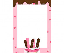 빼빼로 하트 테두리