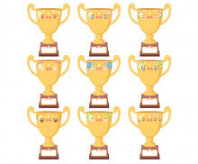 최고의 어린이 트로피(문구없음)