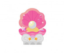 [개별도안] 분홍 조개 포토존