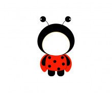 무당벌레 합성이미지