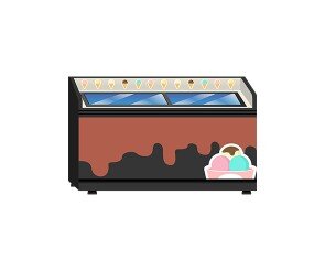 편의점 아이스크림 냉장고