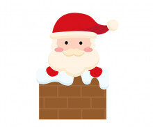 굴뚝 속 산타