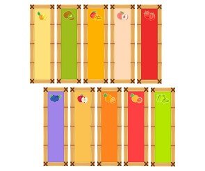 생과일주스 메뉴판(문구없음)