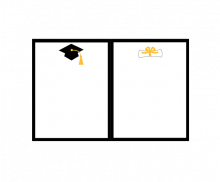 학사모 카드 (속지)