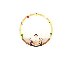 복날 삼계탕 라벨