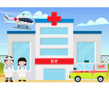 병원 배경