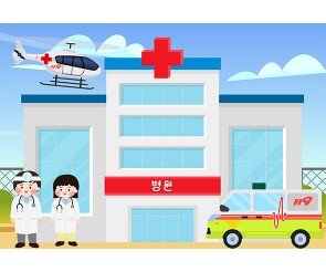 병원 배경