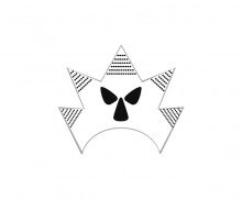 북청사자놀음 양반탈 모자