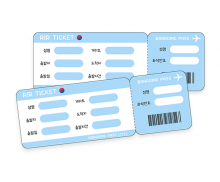 비행기 티켓