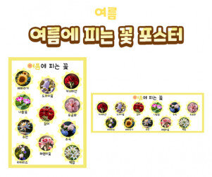 여름에 피는 꽃 포스터