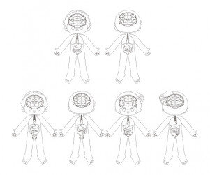 사람 몸속 기관(전신)색칠 모음