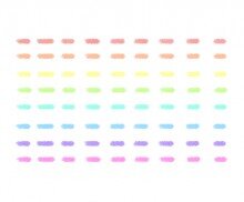 크레파스 선(점선)(파스텔)