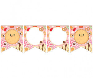 [개별도안] 신나는 과자파티 가랜드