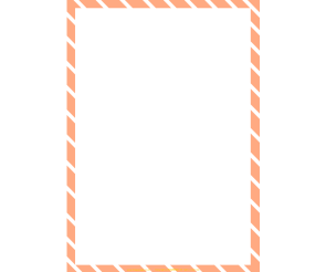 연주황 사선 테두리