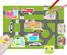 우리 동네 지도 만들기 (색칠용)