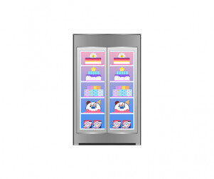 아이스크림 케이크 냉동고