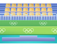 올림픽 시상식 배경