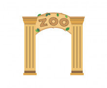 동물원 입구 (대리석)