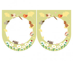 [개별도안] 가을 전시회 가랜드