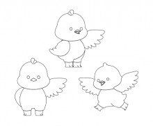 병아리 색칠 모음