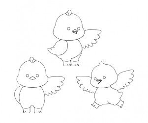 병아리 색칠 모음
