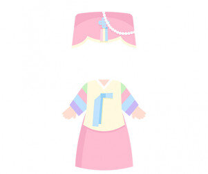 한복 합성이미지