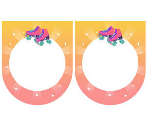 [개별도안] 고고 롤라장 가랜드