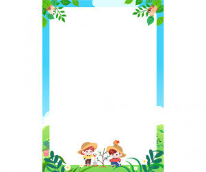 식목일 테두리