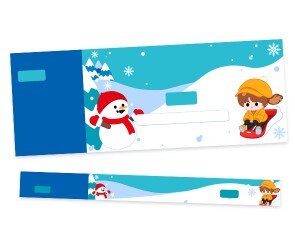 눈썰매장 입장권 (티켓,팔찌)(문구없음)
