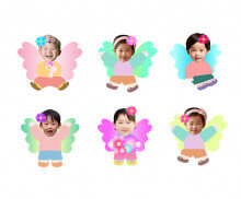 코스모스 요정 합성이미지