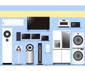 전자제품가게 배경(간판없음)