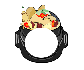 삼계탕 만들기 가랜드 개별도안