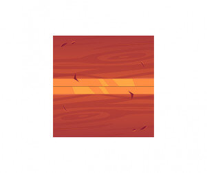 한의원 안내표 (삼각) (문구없음)