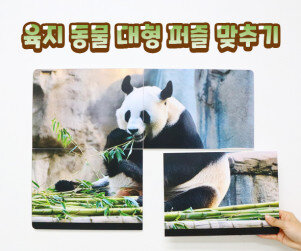 육지 동물 대형 퍼즐 맞추기