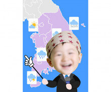 기상캐스터 합성 표지(남아)
